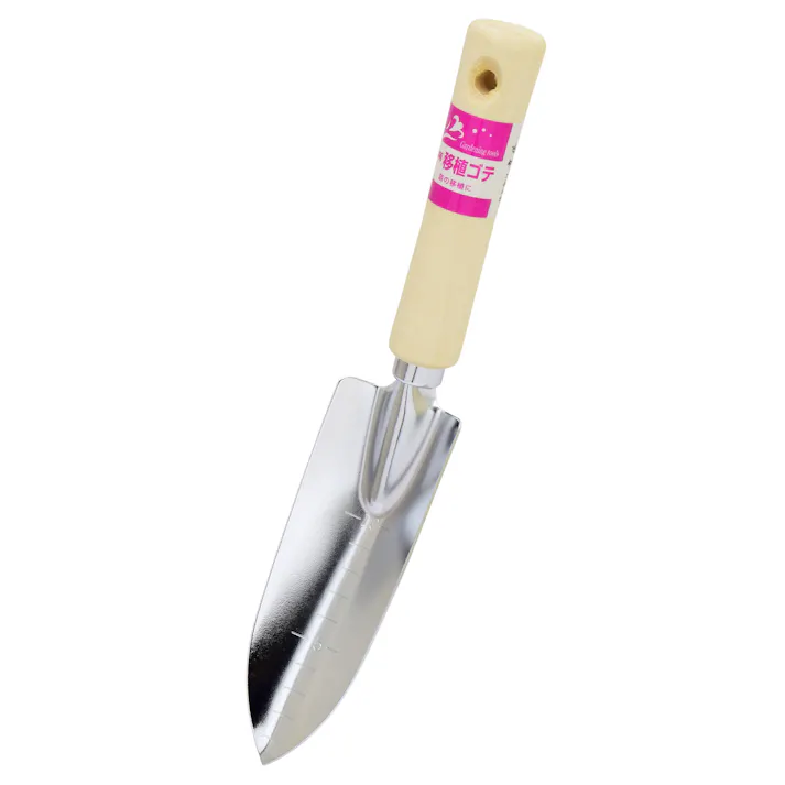 TAKAGI 高儀 クロームメッキ移植ゴテ 木柄 4907052744929 【ネット注文限定・別送品】