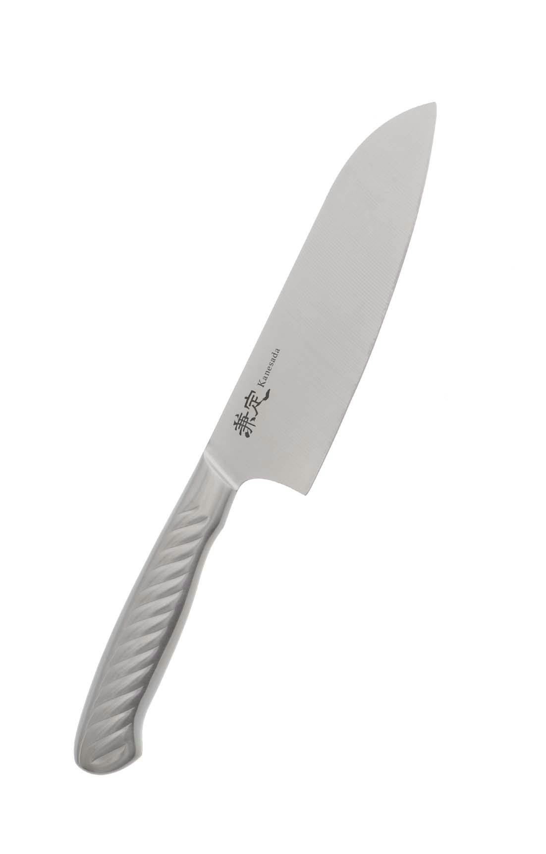 兼定 三徳包丁 シルバー 165mm ナイフ ステンレス 食洗機対応 研ぎ直し