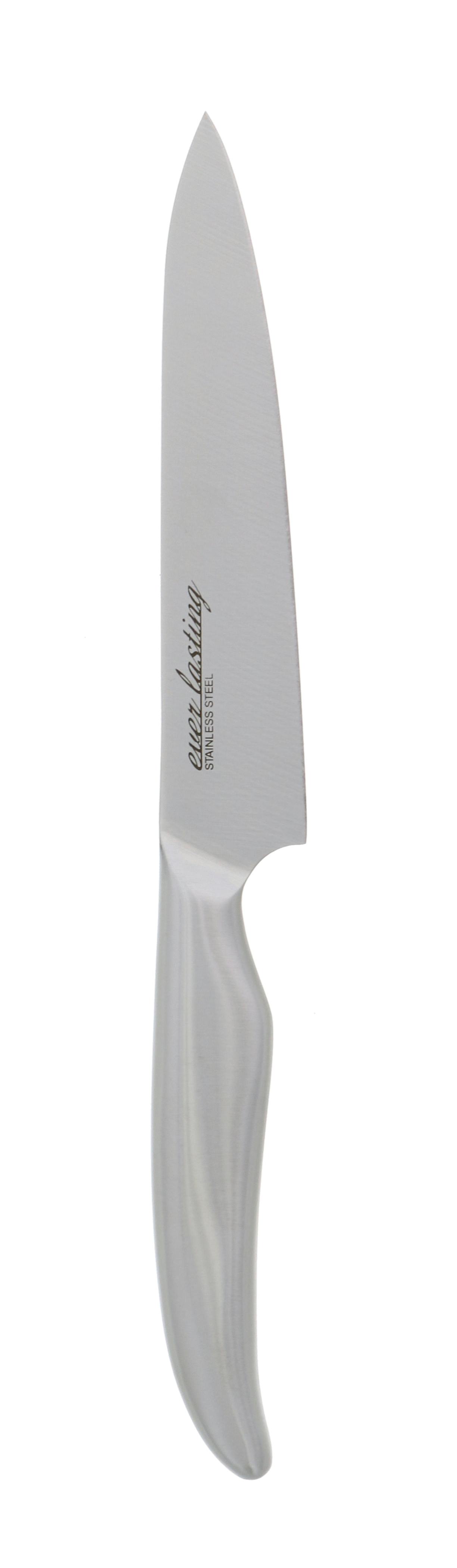 オールステンレス ペティナイフ 包丁 両刃 研ぎ直し可能 食洗機