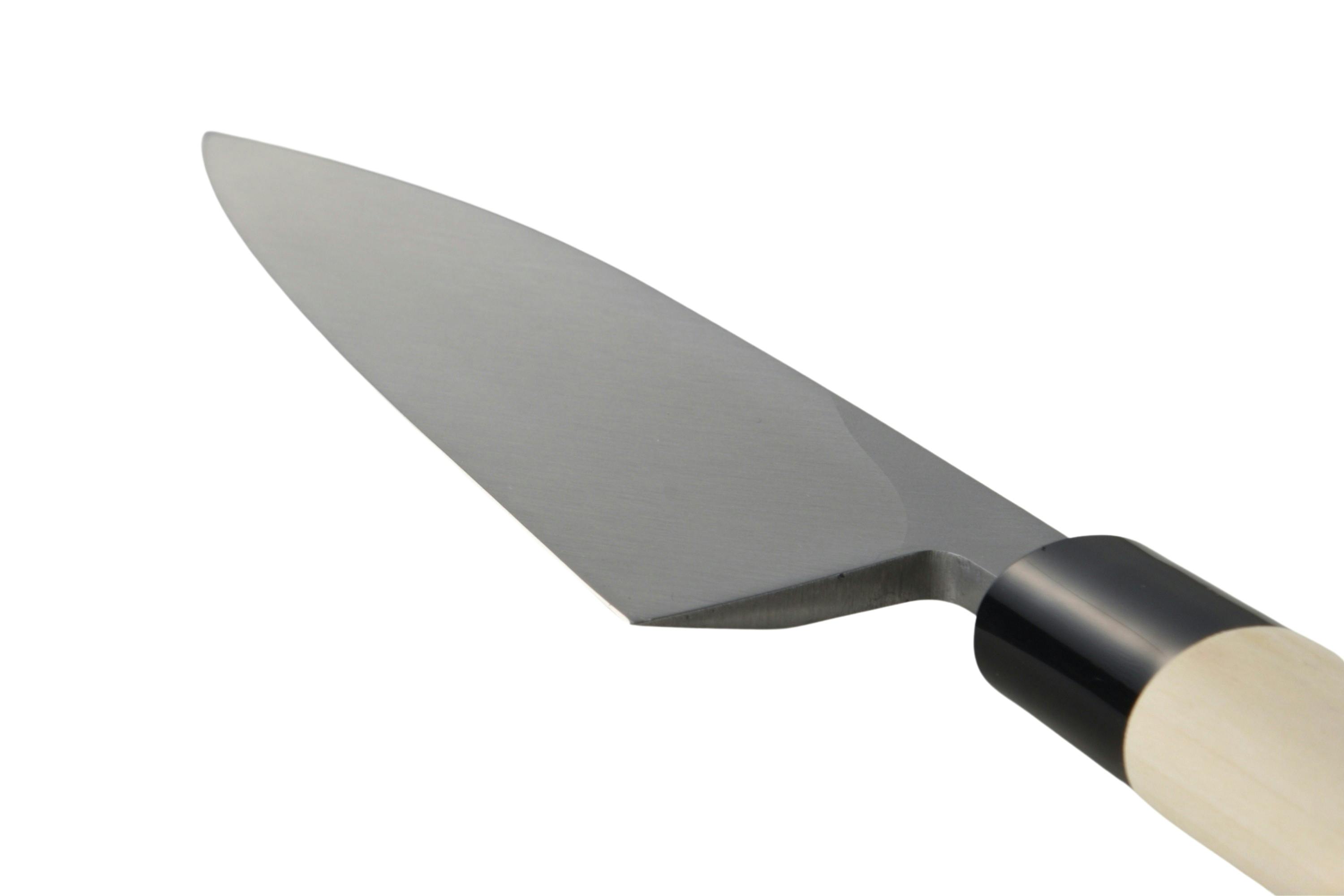 出刃包丁２１cm兼松作 名匠兼定作 出刃包丁 150mm 4000200 日本製 魚おろし 和包丁 裏押し