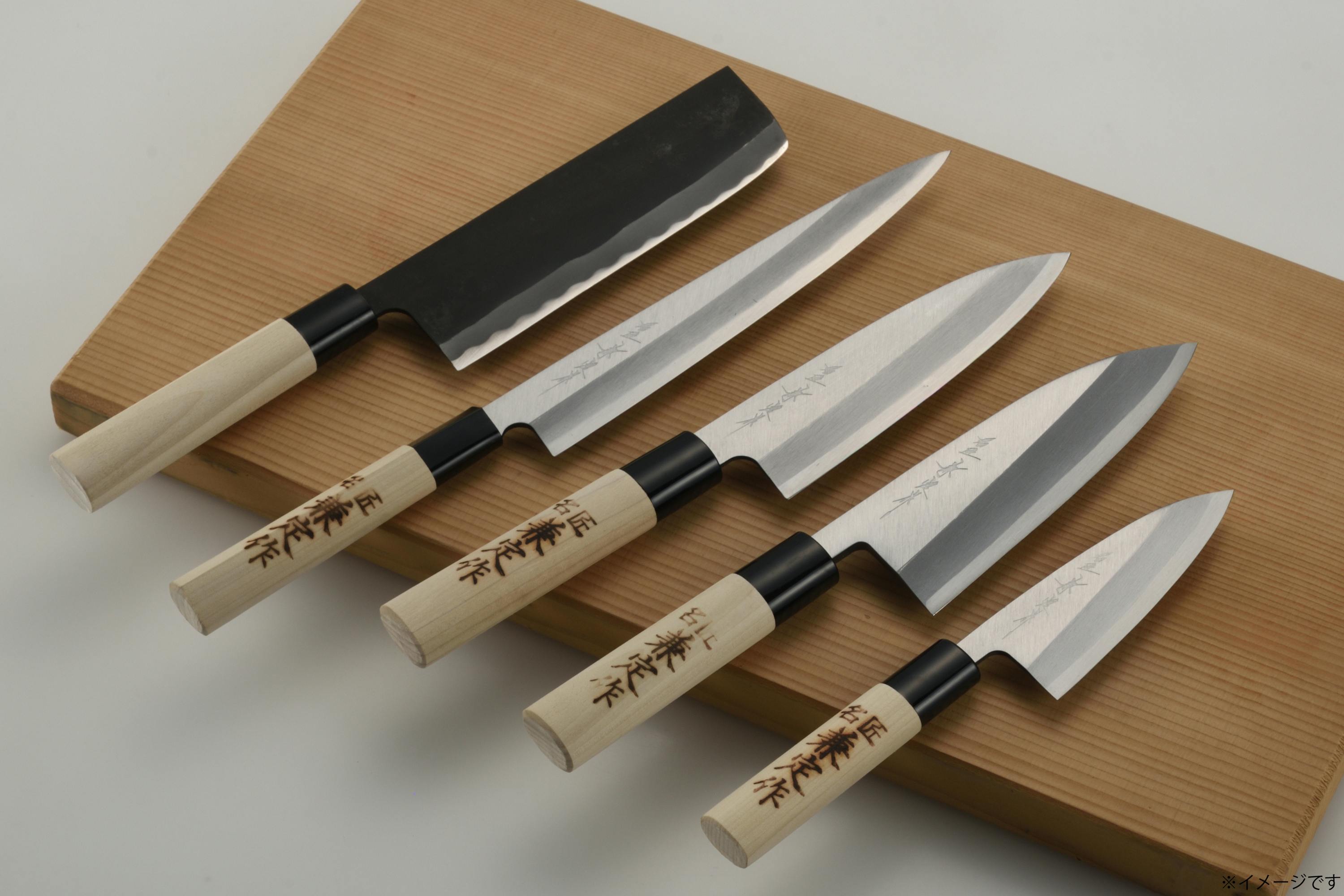 名匠兼定作 出刃包丁 150mm 4000200 日本製 魚おろし 和包丁 裏押し