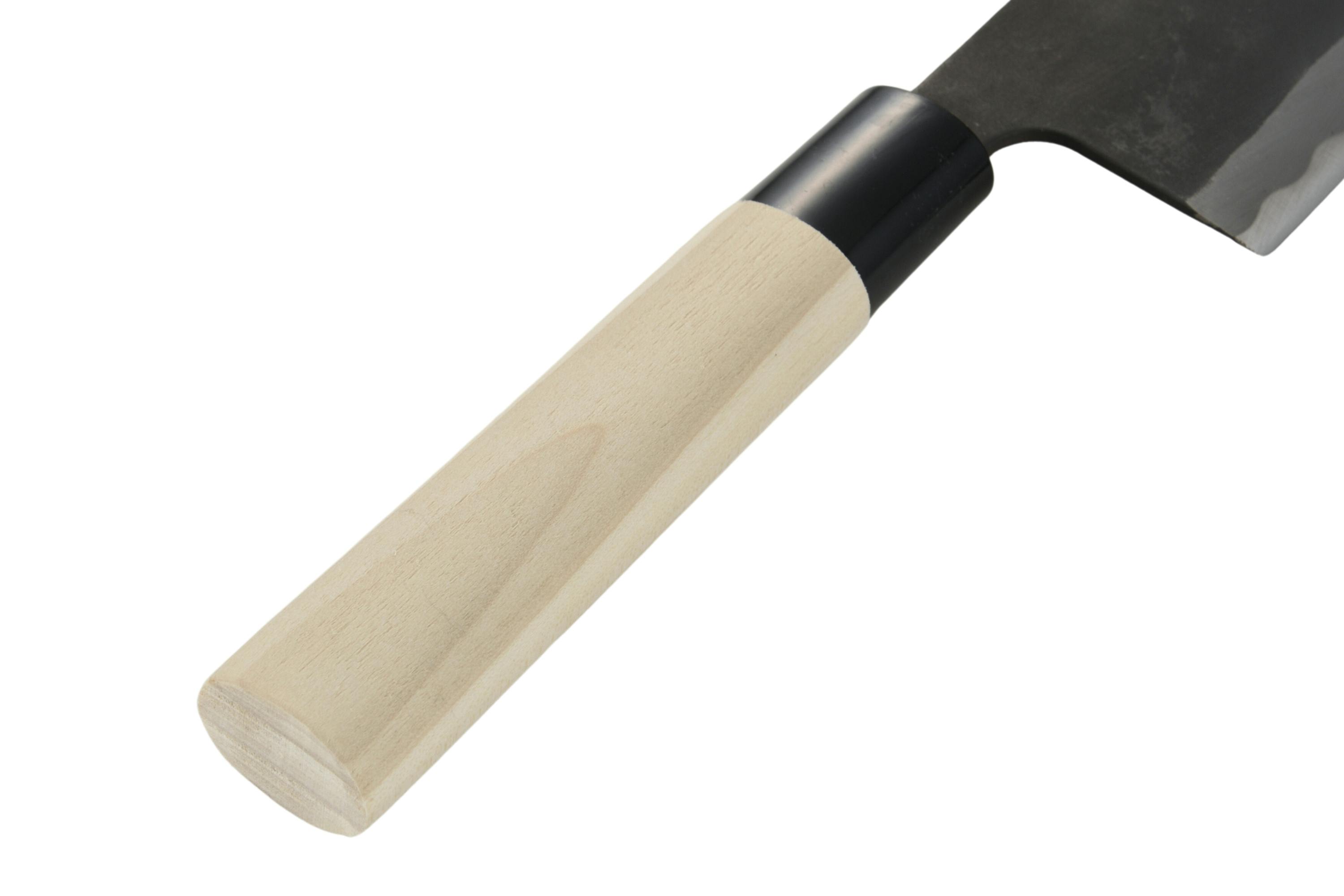 日本製 名匠兼定作 黒打菜切包丁 安全パック 野菜切り 和包丁