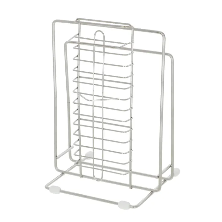 ステンレス 包丁まな板スタンド キッチンハサミ対応 収納 足ゴム付き 多機能 4907052848566【別送品】