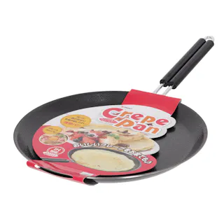 日本製 IHファイバーラインクレープパン 24cm IH対応 ガスコンロ クレープ作り 4907052852440【別送品】
