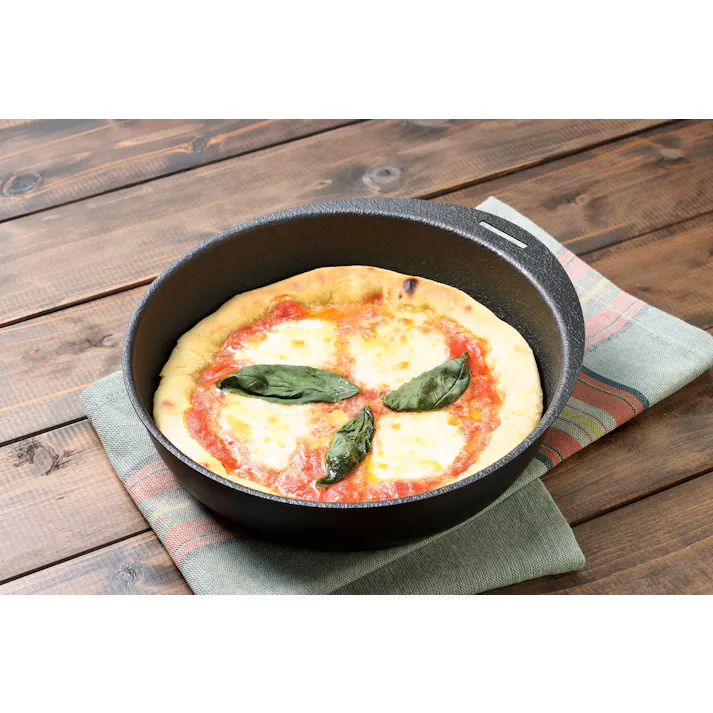 日本製 取っ手が外せる グリルパン 丸型 20cm IH対応 鉄製 ガス火 オーブン グリル キャンプ アウトドア 4907052853799【別送品】