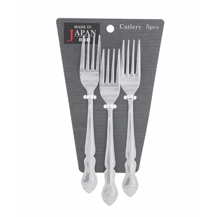 TAKAGI 日本製 高儀 ステンレス デザートフォーク 3pcs 4907052859111 【ネット注文限定・別送品】