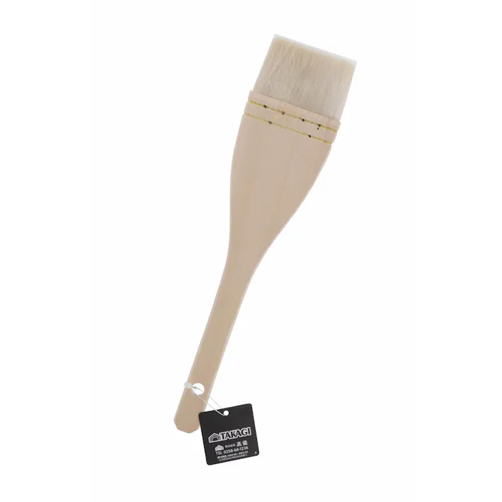 職人道 木柄塗りハケ 60ミリ 製菓用品 ブラシ 刷毛 山羊毛 4907052870680【別送品】