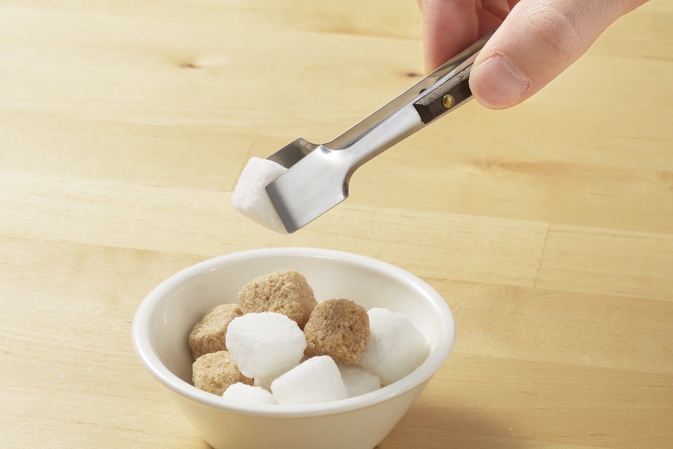 職人道 ステンレス木柄シュガートング 110mm 角砂糖