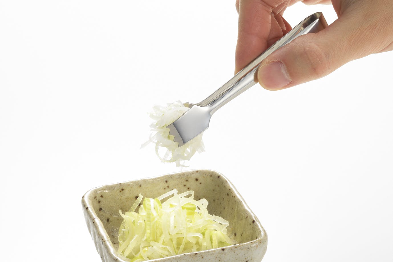 日本製 18-8ステンレス薬味トング 100mm 食洗機対応 卓上トング