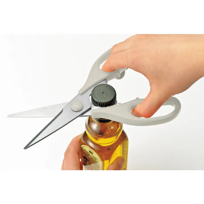 ステンレスキッチンハサミ取り外し式 ギサ刃 分解 フタ開封 4907052895973【別送品】