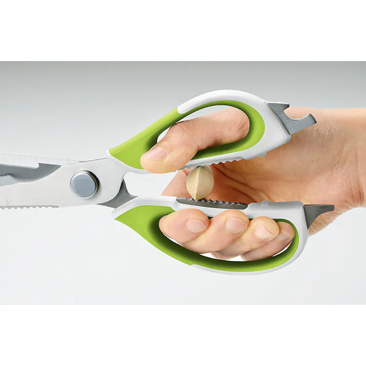 多機能 キッチン ハサミ マグネット収納ケース付き 取り外し式 4907052896178【別送品】