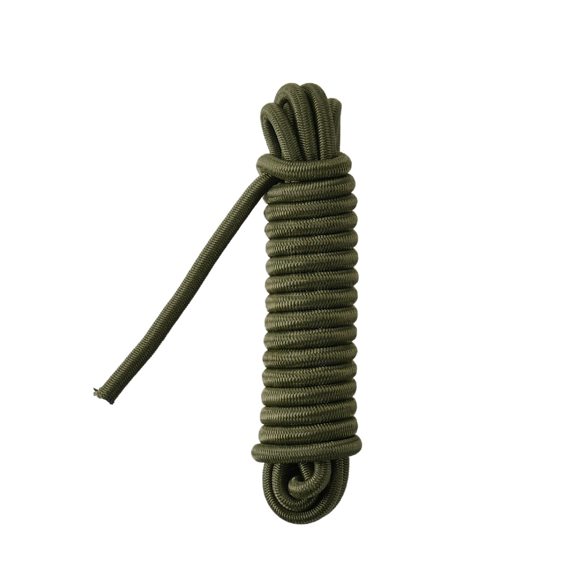 KANUCHI OUTDOOR KNC ゴムロープ 6.0mm×3m ODG グリーン ショック