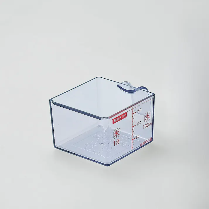 下村工業 フルベジスマイル 角型米カップ FVS-628 日本製 目盛付き 1合 すくいやすい 調理器具 小物 はかり 軽量 タイマー 4962336612523【別送品】
