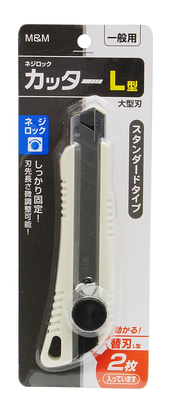 M＆M M＆M 高儀 ネジロックカッター L型 大型刃 替刃2枚付 144個セット 4907052167339-144【別送品】