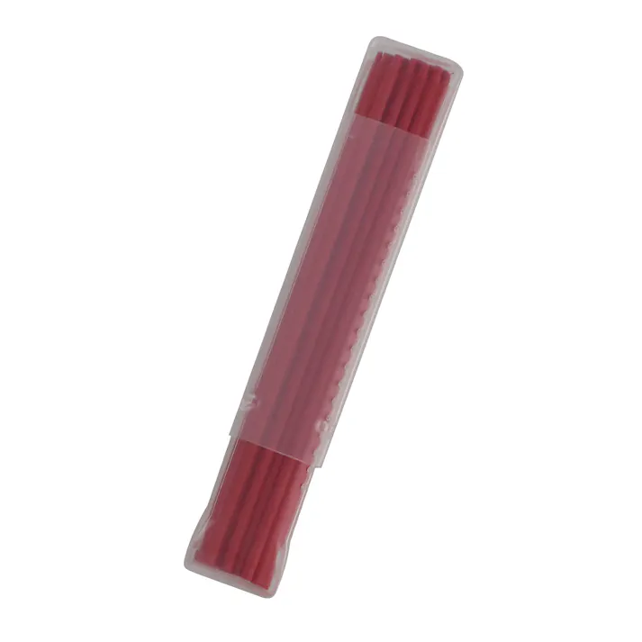 TAKAGI 高儀 建築用シャープペンシル替芯 24本入 2.0mm 赤 5個セット 4907052181144-5【別送品】
