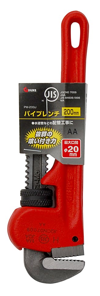 GISUKE 高儀 パイプレンチ JIS付 200mm PW-200J 6個セット 4907052214309-6 レンチ GISUKE 高儀 パイプレンチ JIS付 200mm PW-200J 6個セット 4907052214309-6 レンチ