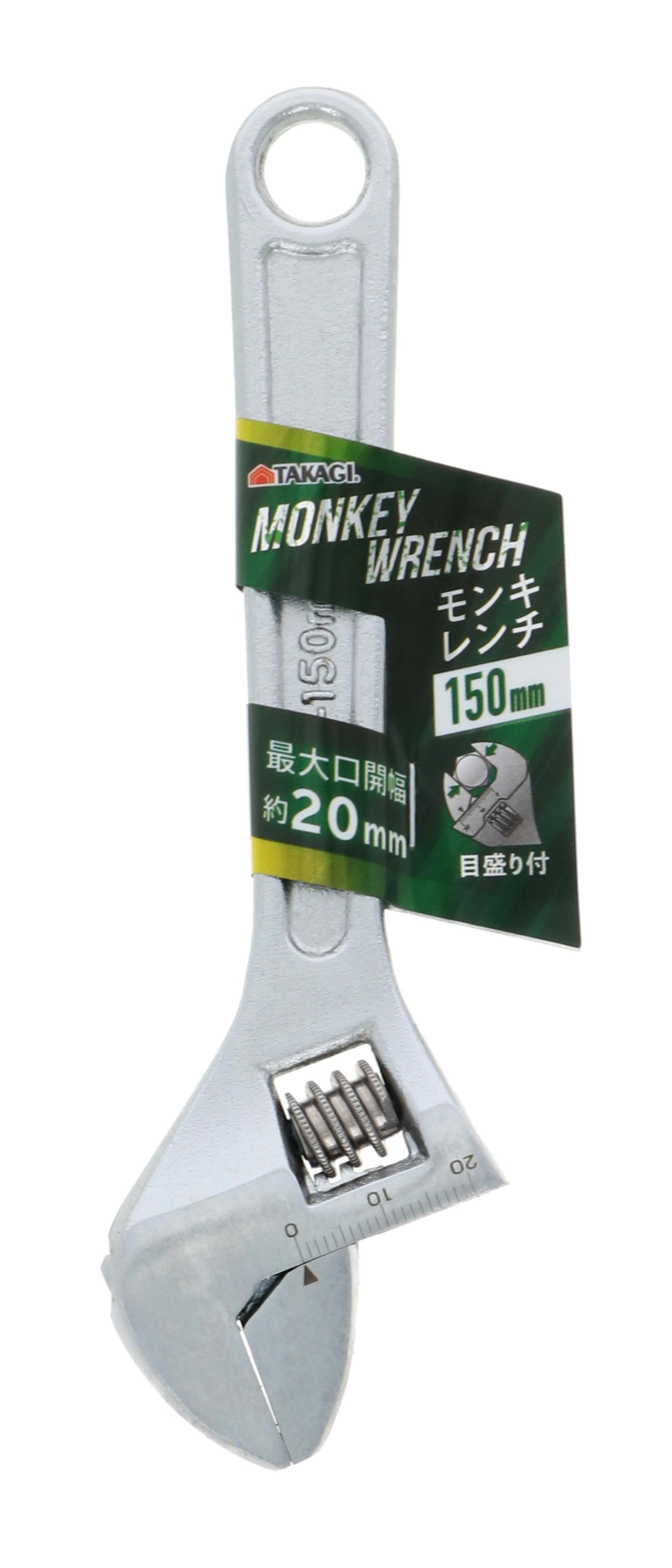 TAKAGI 高儀 モンキレンチ 150mm 6個セット 4907052214668-6 レンチ TAKAGI 高儀 モンキレンチ 150mm 6個セット 4907052214668-6 レンチ