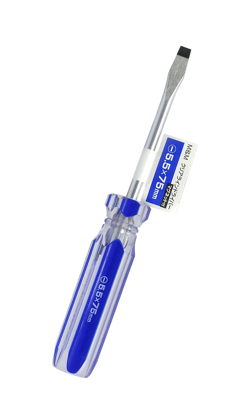 M＆M 高儀 クリアラインドライバー -5.5×75mm 6個セット 4907052333116-6【ネット注文限定・別送品】