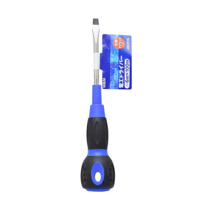 M&M 高儀 電工ドライバー -6×100mm 100個セット 4907052336216-100【ネット注文限定・別送品】