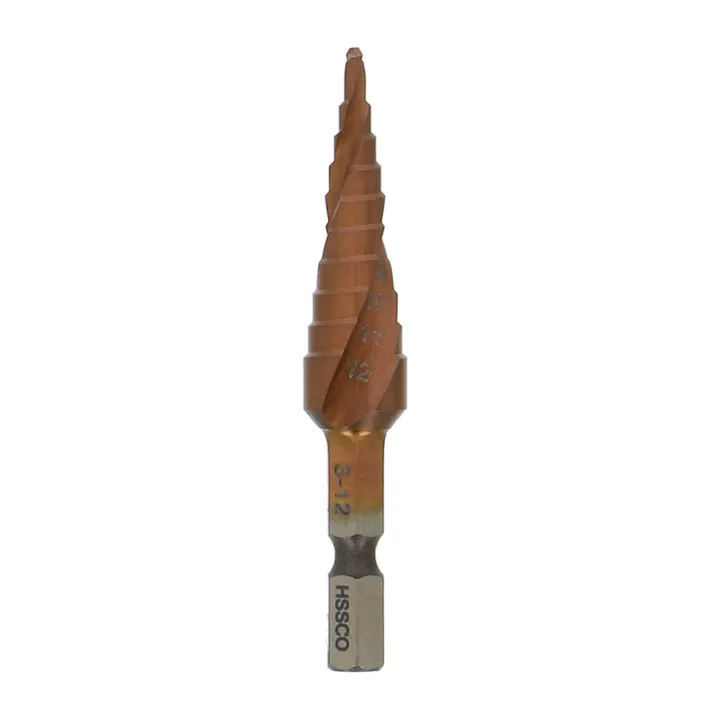 EARTH MAN 高儀 スパイラルステップドリル コバルトコーティング φ3~12mm 10段 SDT-4 10個セット 4907052358362-10【ネット注文限定・別送品】