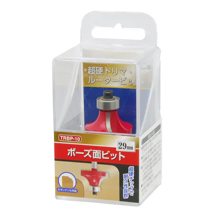 EARTH MAN 高儀 超硬トリマ・ルータービット ボーズ面ビット29mm TRBP-10 100個セット 4907052374317-100【ネット注文限定・別送品】