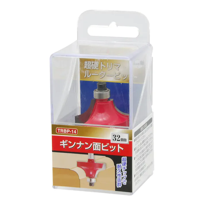 EARTH MAN 高儀 超硬トリマ・ルータービット ギンナン面ビット32mm TRBP-14 100個セット 4907052374379-100【ネット注文限定・別送品】