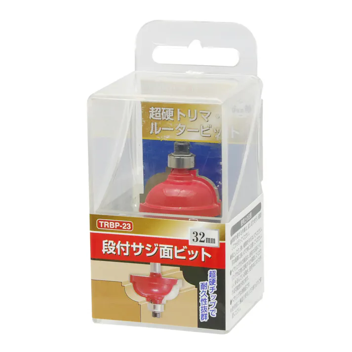 EARTH MAN 高儀 超硬トリマ・ルータービット 段付サジ面ビット32mm TRBP-23 100個セット 4907052374560-100【ネット注文限定・別送品】