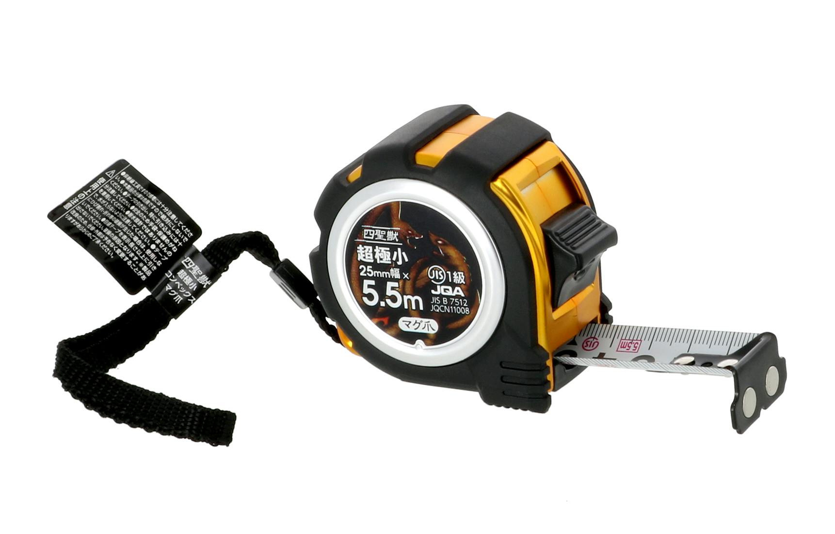 TAKAGI 高儀 四聖獣 超極小コンベックス 25mm×5.5m 4色アソート 12個