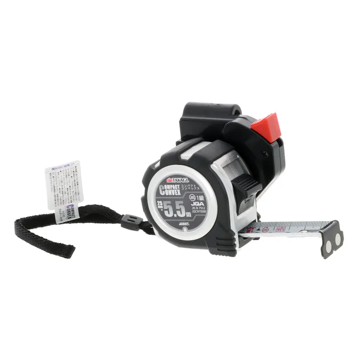 TAKAGI 高儀 コンパクトコンベックス 25mm×5.5m ホルダー付 4色アソート 8個セット 4907052423336-8【ネット注文限定・別送品】