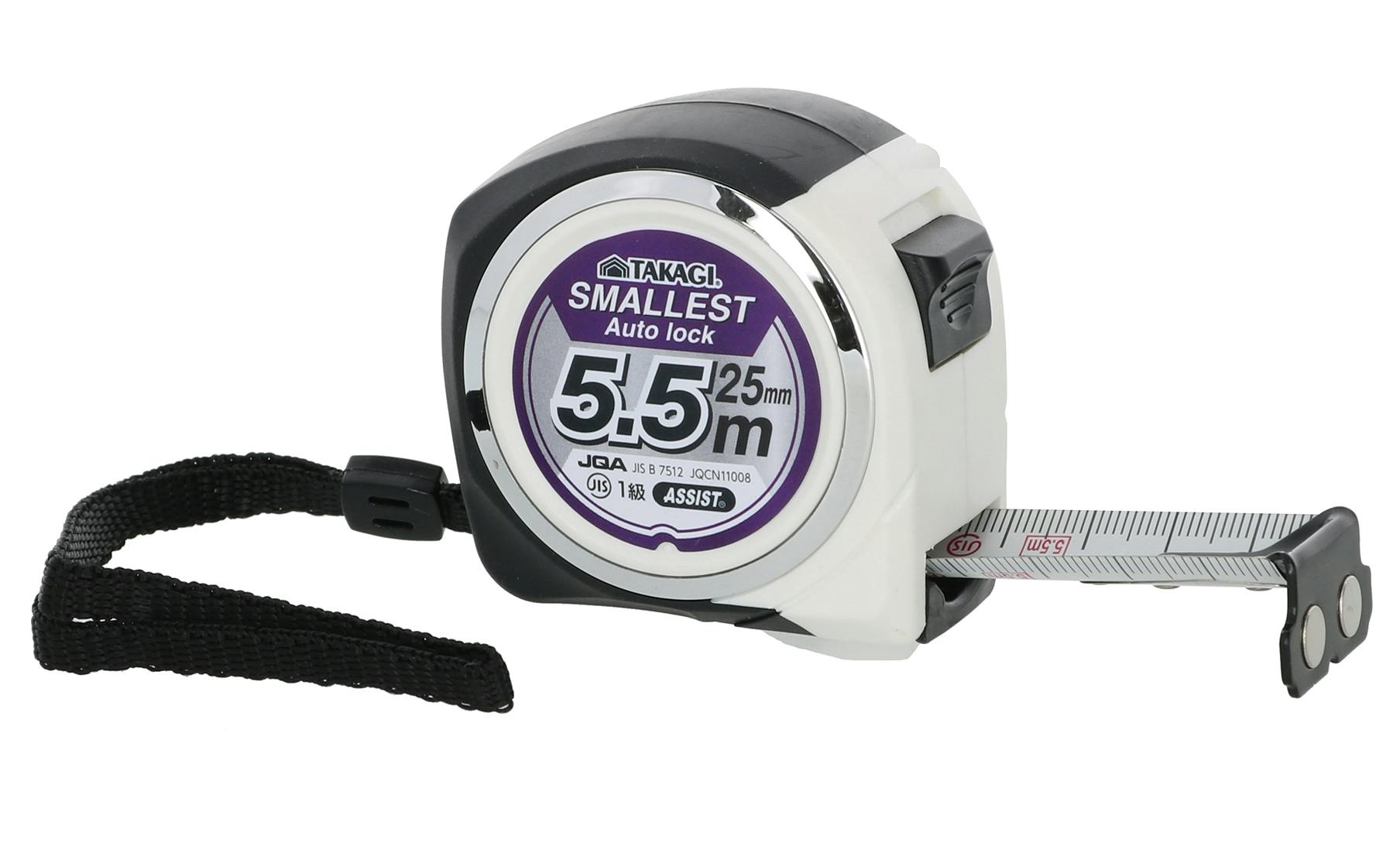 TAKAGI 高儀 超極小 オートロック コンベックス 25mm×5.5m メジャー