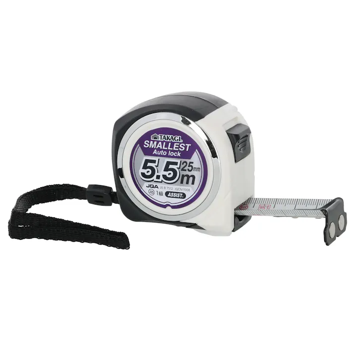 TAKAGI 高儀 超極小 オートロック コンベックス 25mm×5.5m メジャー マグネット爪 12個セット 4907052423411-12【ネット注文限定・別送品】