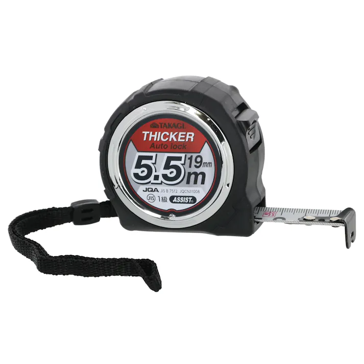 TAKAGI 高儀 極厚 コンパクト オートロック コンベックス 19mm×5.5m メジャー 48個セット 4907052423428-48【ネット注文限定・別送品】
