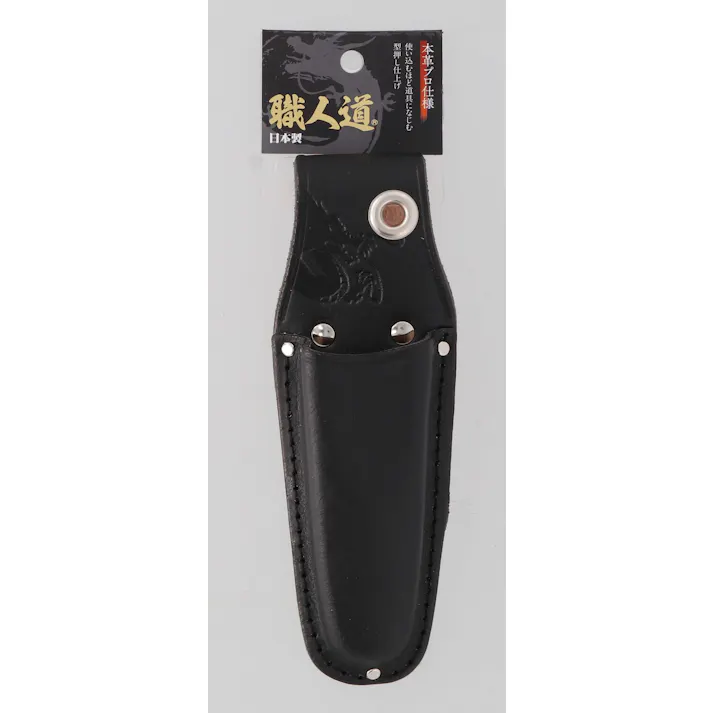 職人道 高儀 型押カッター差 ブラックレザー SBL-09 60個セット 4907052658233-60【ネット注文限定・別送品】