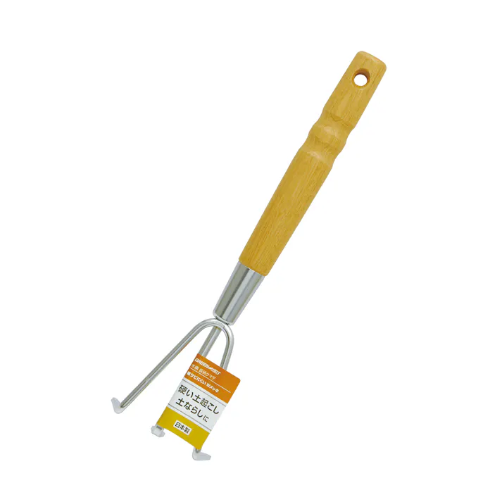 GREEN ART 高儀 長柄クマデ 木柄 60個セット 4907052733282-60【ネット注文限定・別送品】