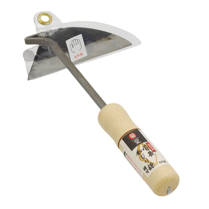 菊堂 高儀 首長ねじり鎌 左手用 鋼付 10個セット 4907052733879-10【ネット注文限定・別送品】