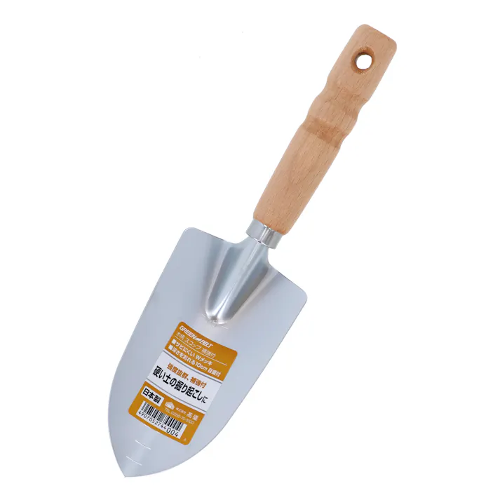 GREEN ART 高儀 スコップ 木柄 補強付 Wクロームメッキ 60個セット 4907052744004-60【ネット注文限定・別送品】