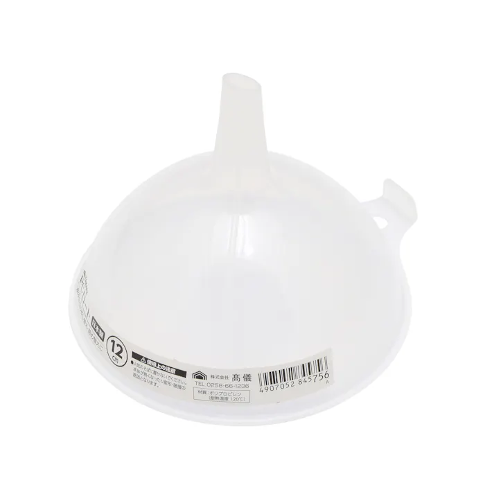 日本製 PCロート クリア 12cm 100個セット まとめ買い 耐熱温度120℃ 漏斗 4907052845756-100【別送品】