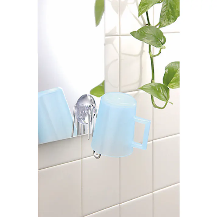 WATER AREA 2 18-8ステンレス コップハンガー 吸盤付 20個セット まとめ買い フック付き コップ置き 4907052847910-20【別送品】