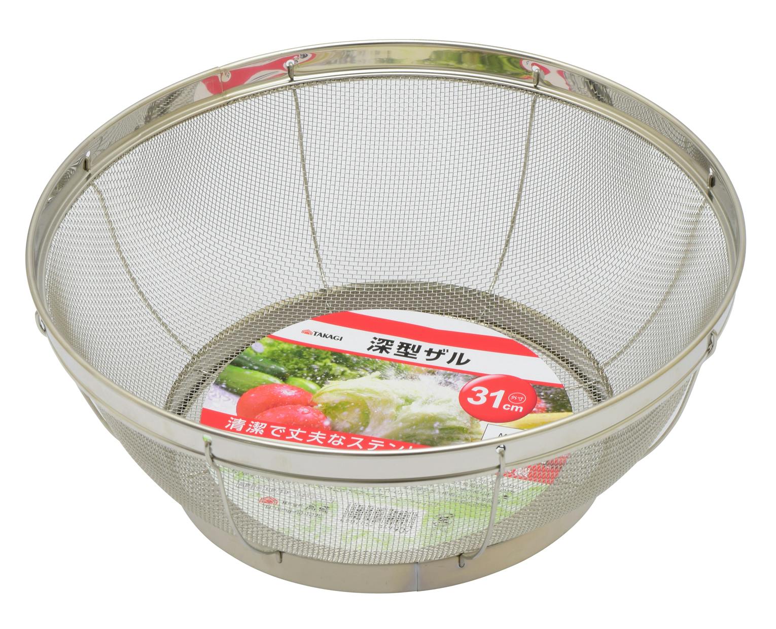 TAKAGI 高儀 日本製 深型ザル 31cm 40個セット 4907052849907-40 ザル・ボウル TAKAGI 高儀 日本製 深型ザル 31cm 40個セット 4907052849907-40 ザル・ボウル