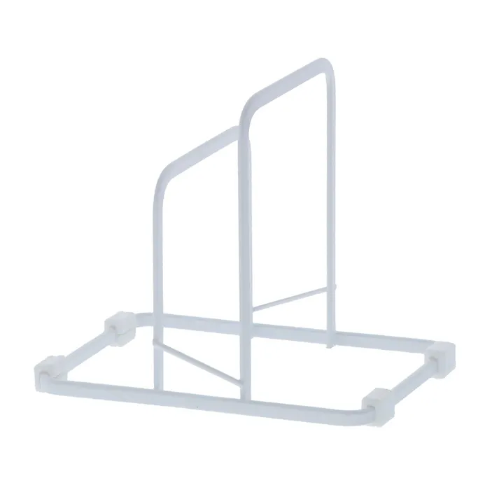 自立式まな板スタンド ホワイト 32個セット まとめ買い 足ゴム付 収納 4907052852563-32【別送品】