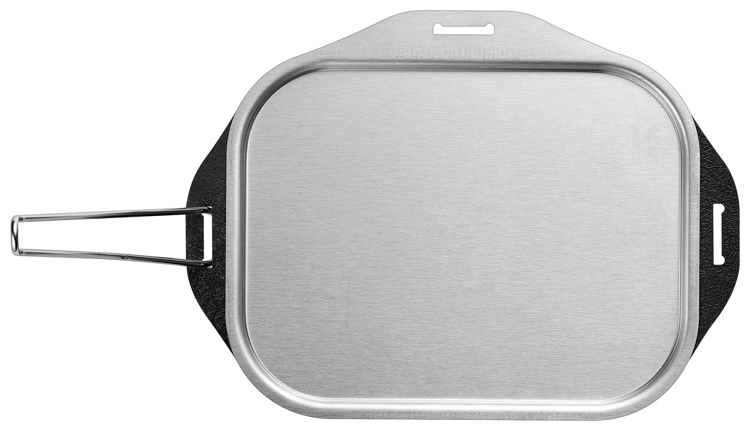 日本製 取っ手が外せるグリルパン ステンレス蓋・ハンドル付き 角 3点