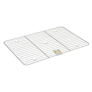 日本製 ステンレス角バット網 6枚取 10個セット まとめ買い 水切り 油切り 4907052858411-10【別送品】