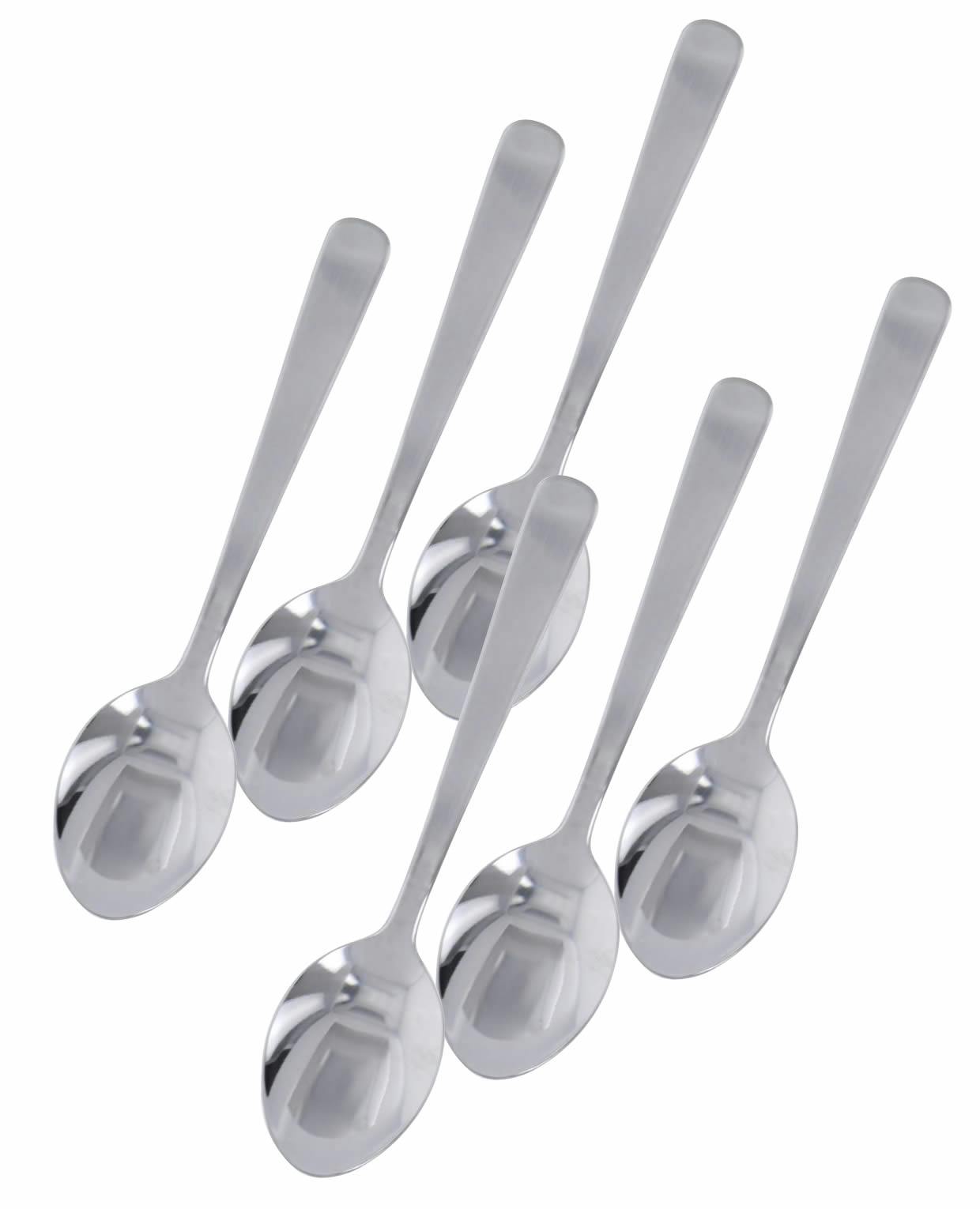 シルバー スプーン 6本セット ステンレスティースプーン 6PCS 5個セット まとめ買い 日本製 6本