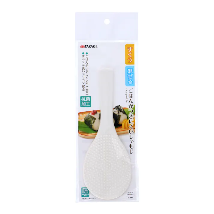 TAKAGI 日本製 抗菌 高儀 ごはんがつきにくいしゃもじ 50個セット 4907052859791-50【ネット注文限定・別送品】