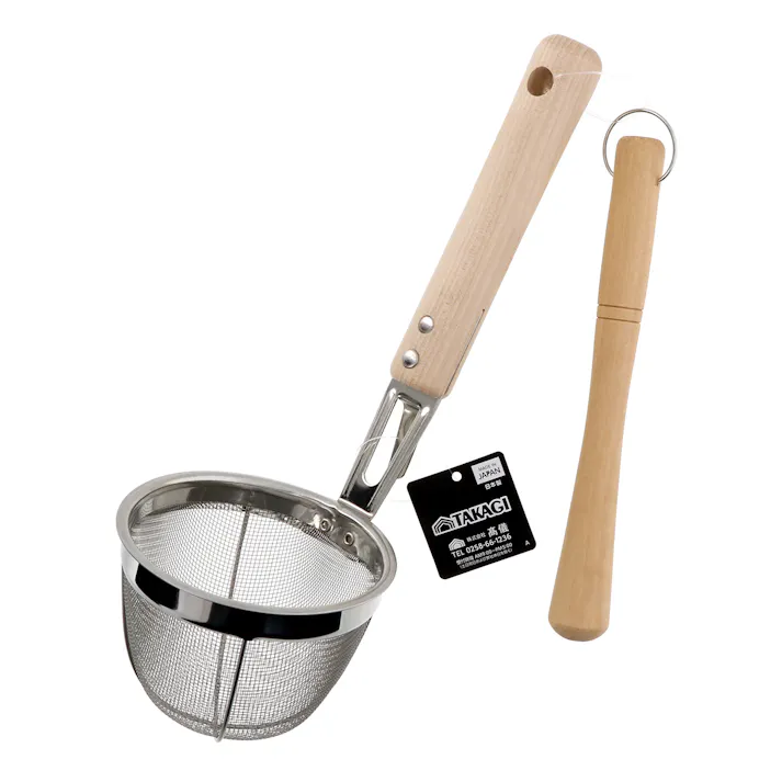 日本製 木柄みそこし 小 12個セット まとめ買い セット こし棒 天然木 4907052870901-12【別送品】