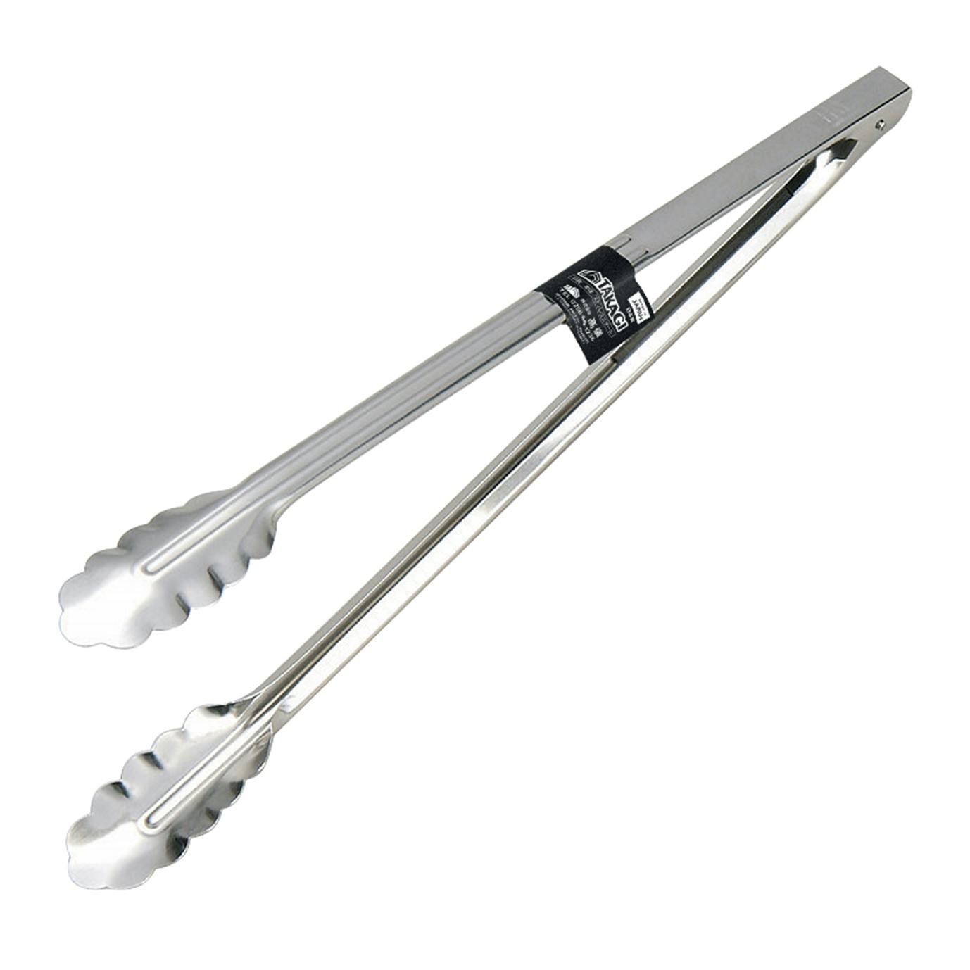 職人道 ステンレス 万能トング 大 400mm 12個セット まとめ買い 日本製 取り分け 盛り付け 4907052872738-12【別送品】