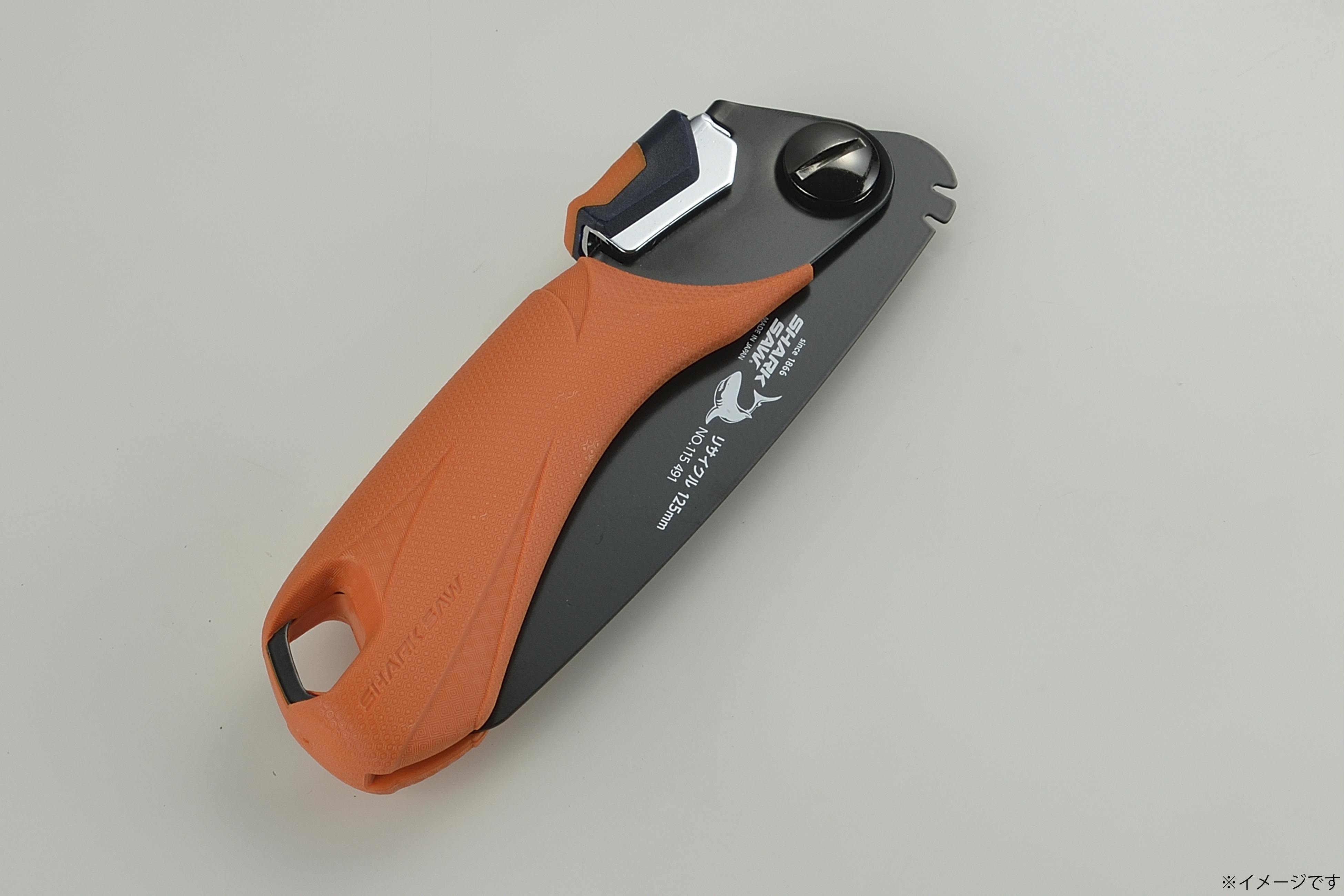 シャークソー リサイクル鋸125mm 日本製 折込鋸 解体作業 角度2段切替