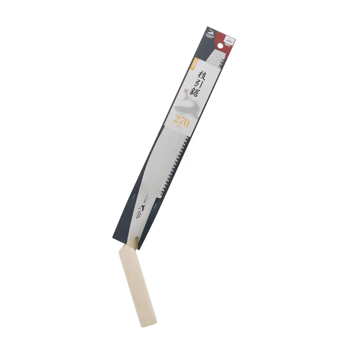 シャークソー 枝引鋸270mm 日本製 木柄 伐採 庭木 剪定 切断 1004305【別送品】
