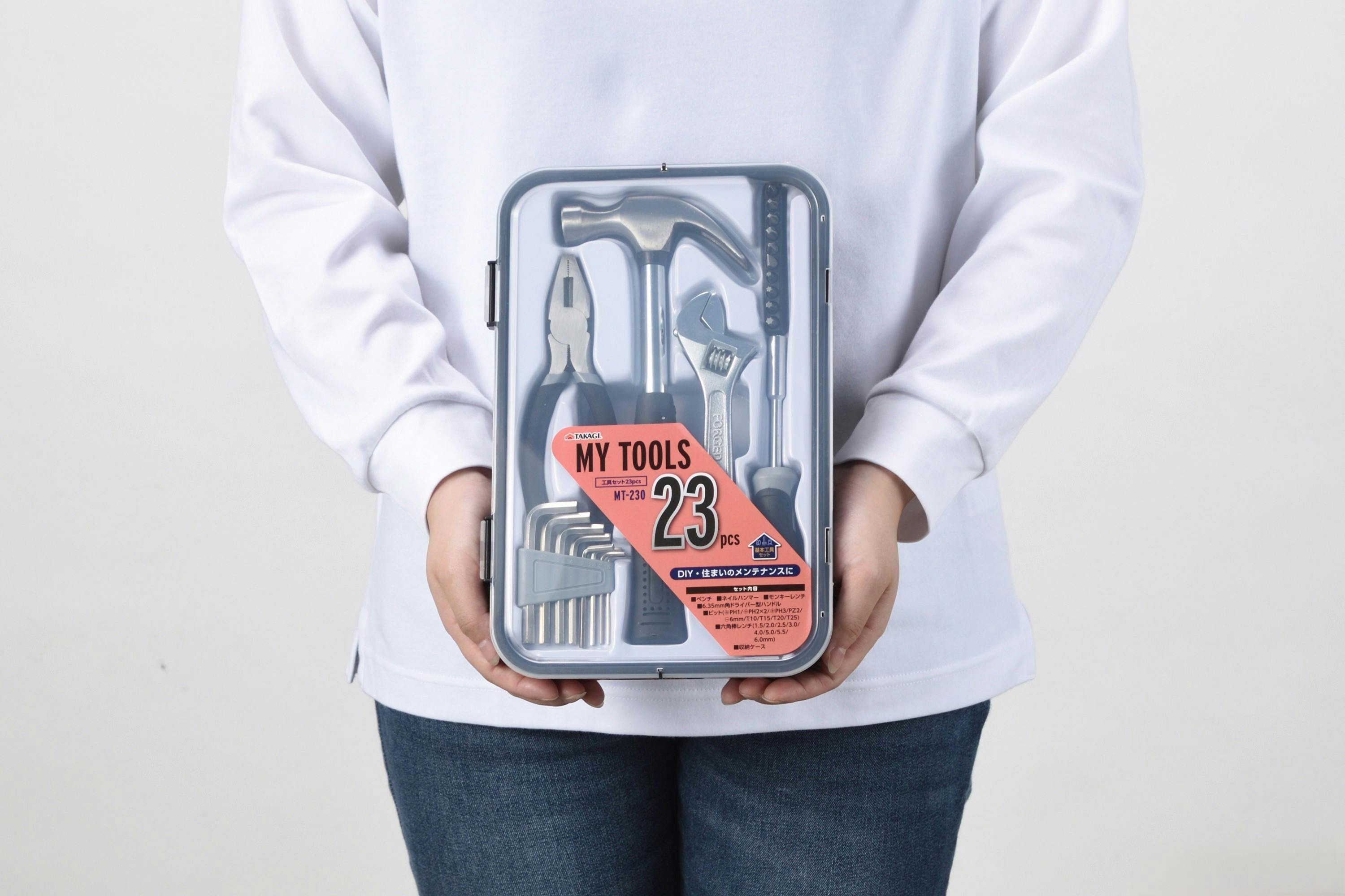 TAKAGI マイツールズ23PCS MT-230 工具セット 作業工具 家具組み立て