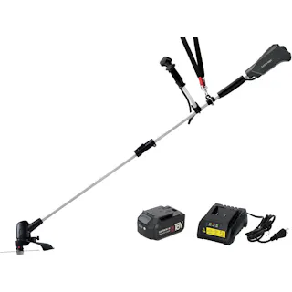 EARTH MAN SHARE LINK 18V充電式刈払機 SL-KB230-AS 4.0Ahバッテリー 充電器付 草刈機 畦刈り 刈り込み チップソー 2056662【別送品】